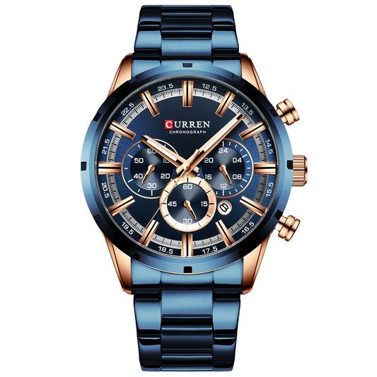 Relojes Hombre Curren 8355 Original Brand Chronograph Mens Watches