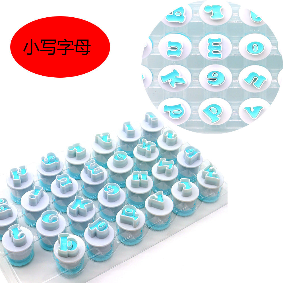 English Alphabet Spring Biscuit Mould Baking Mould