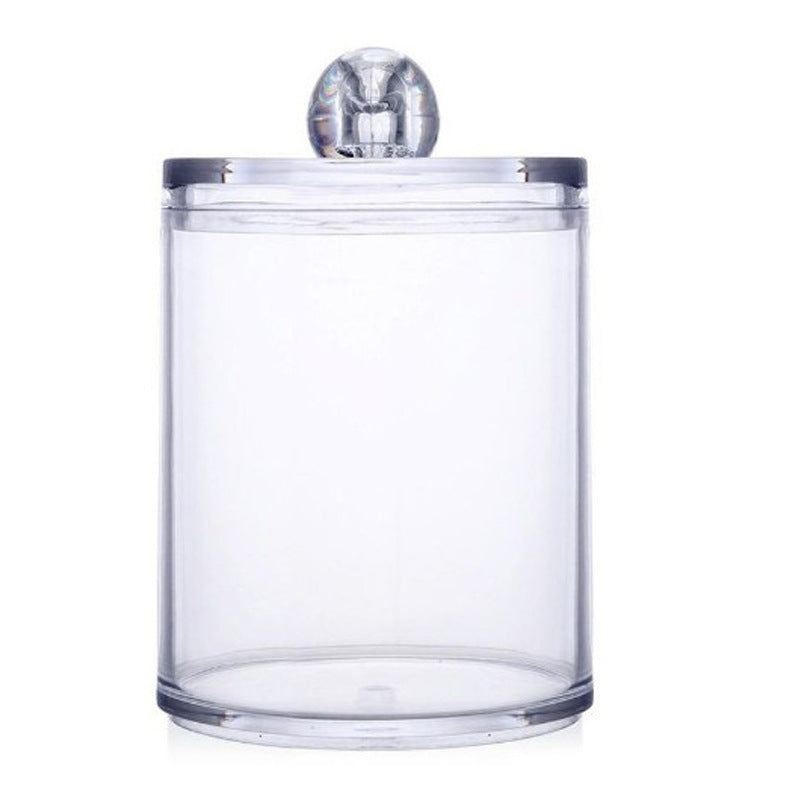 Cotton Swab Transparent Cotton Ball Makeup Remover Cotton Storage Box