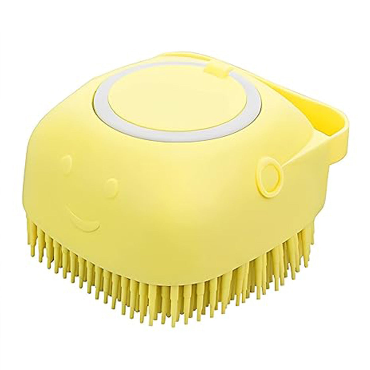 Dog Cat Bath Brush Comb Silicone Rubber Dog  Puppy Massage Brush Hair Fur Grooming Cleaning Brush Soft Shampoo Dispenser