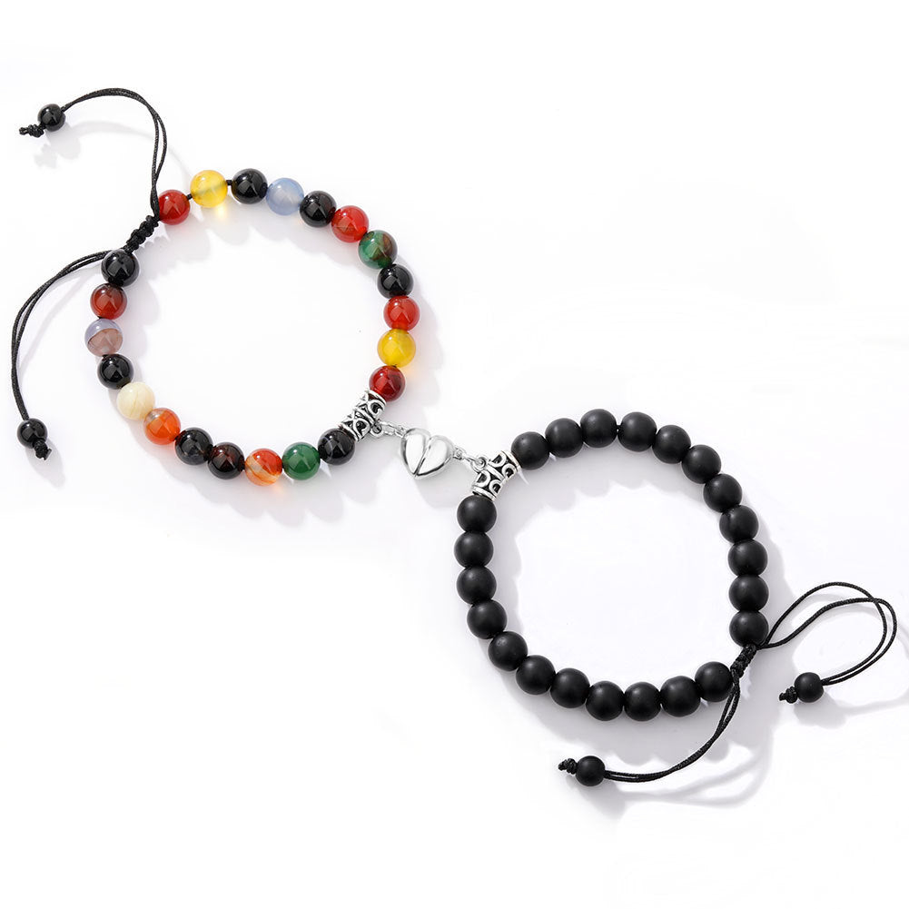 A Pair Of Magnetic Couple Bracelets Induce Vibration