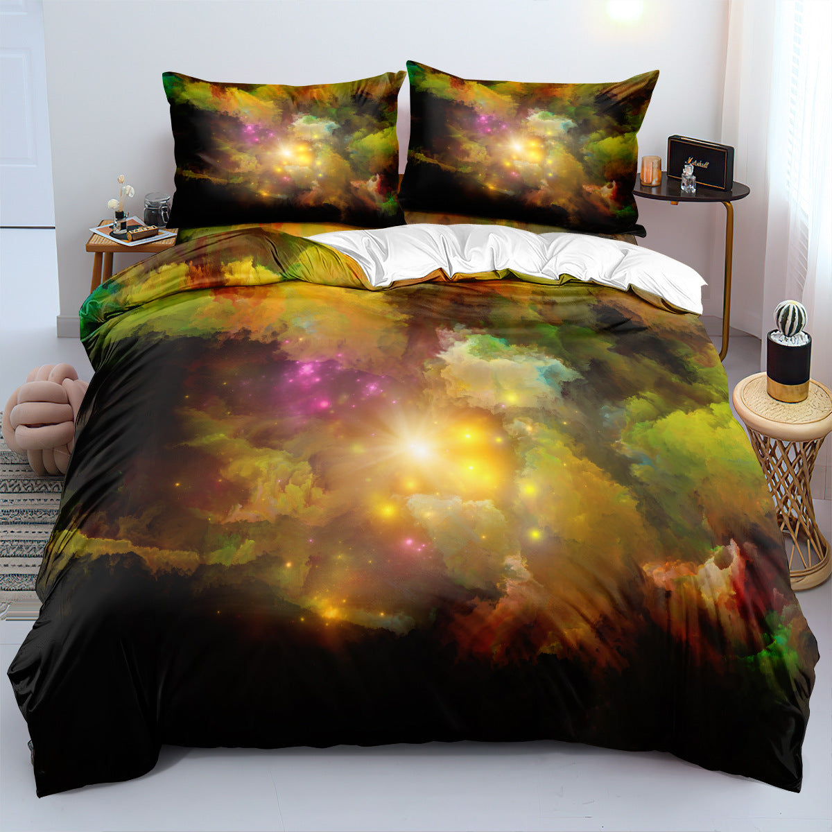 Beddings Digital Printed Three-piece Set