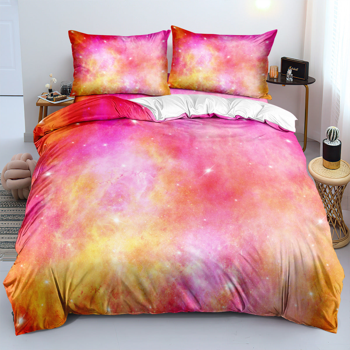 Beddings Digital Printed Three-piece Set