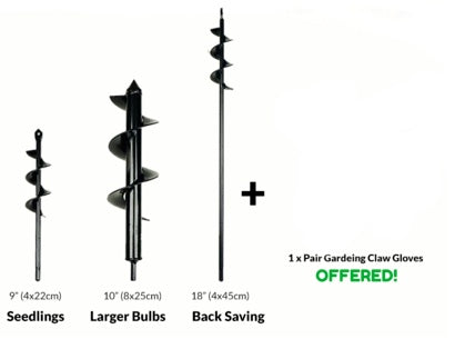 Charging Garden Screw Twist Pit Drill Bit