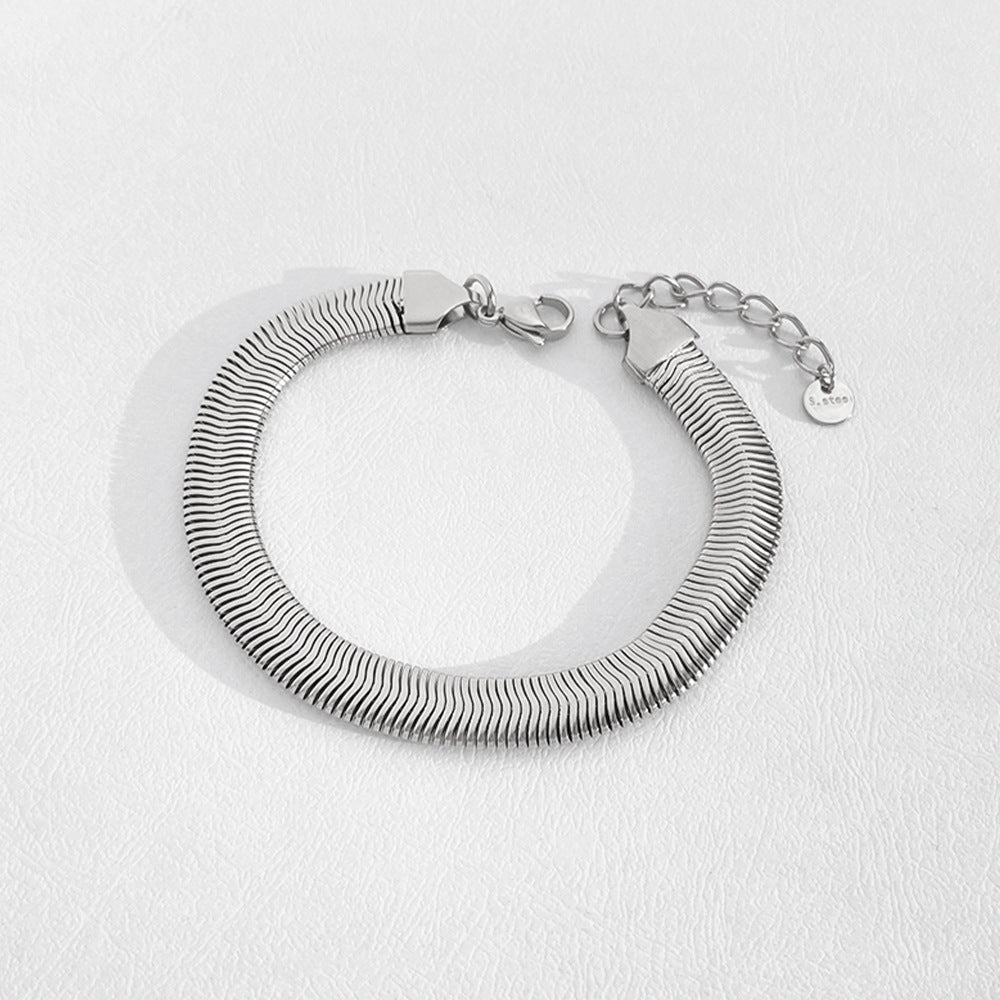 Stainless Steel Bracelet Electroplating Simple Style