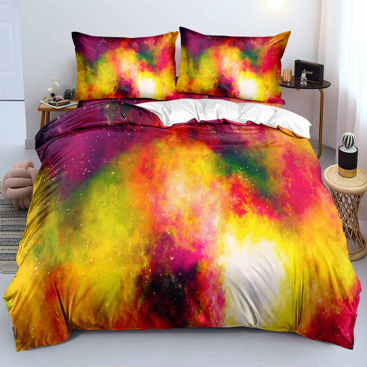 Beddings Digital Printed Three-piece Set