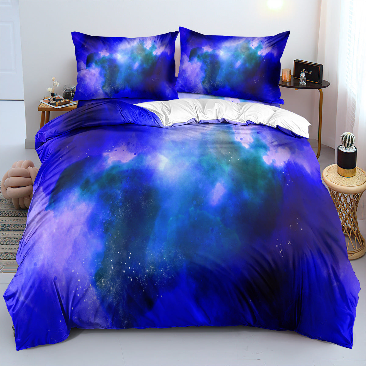 Beddings Digital Printed Three-piece Set