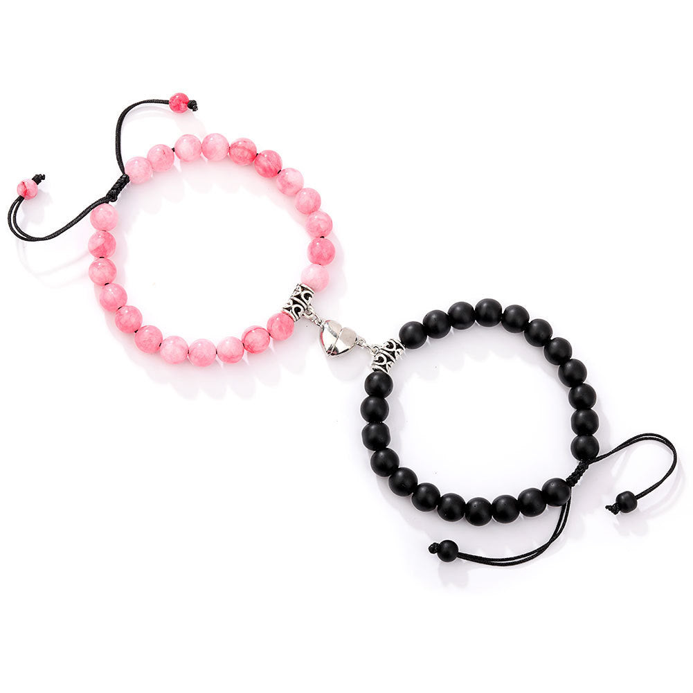 A Pair Of Magnetic Couple Bracelets Induce Vibration