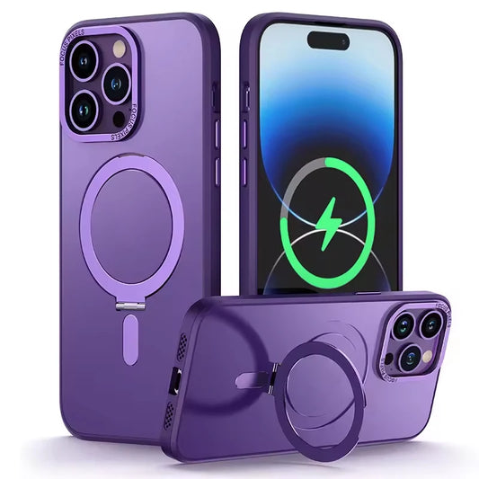 Mobile Phone Cases With Magnetic Invisible Stand