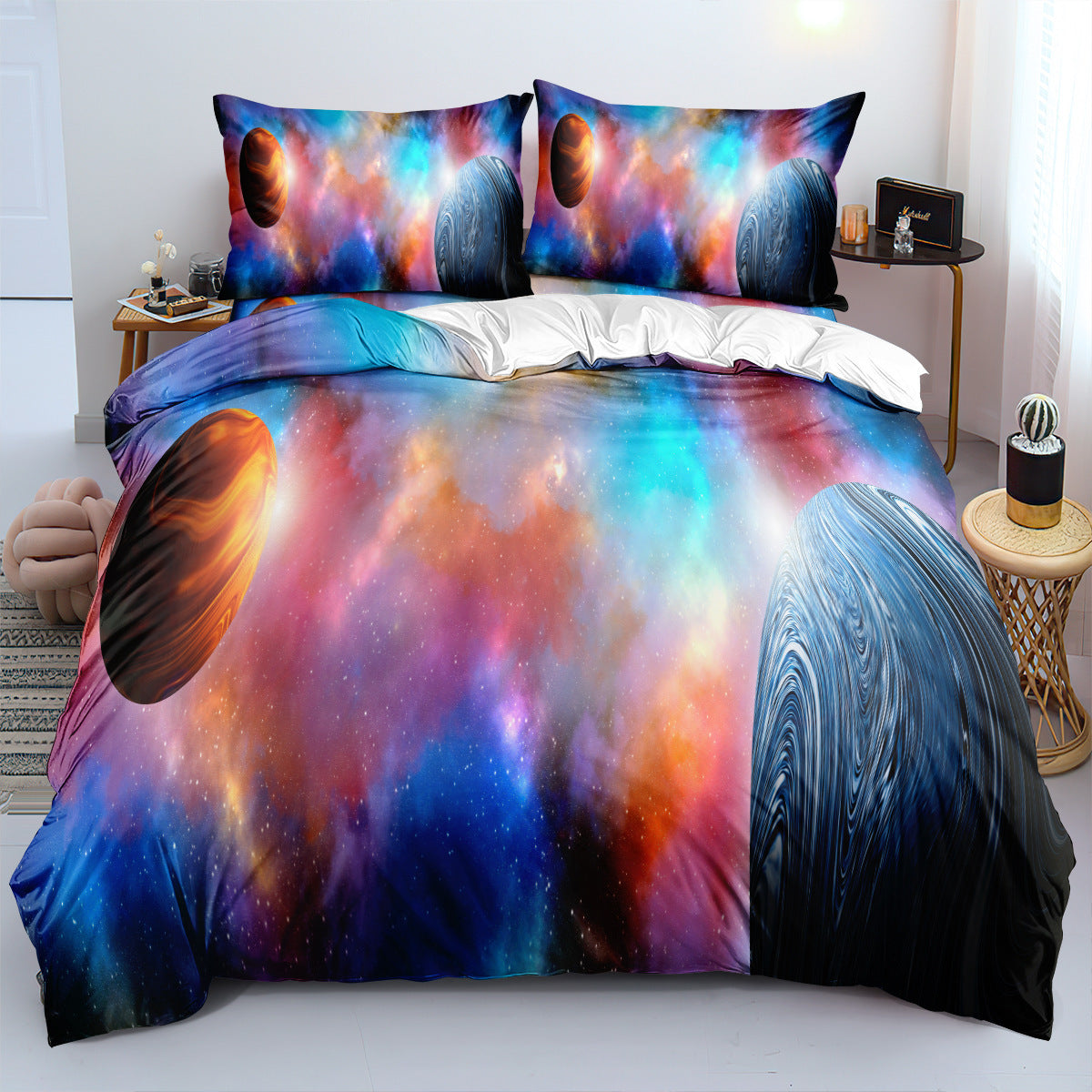 Beddings Digital Printed Three-piece Set