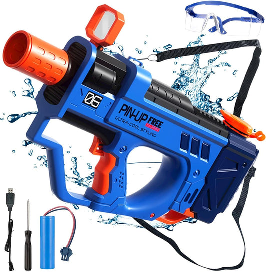 Electric Water Gun For Adults Kids, Motorized Squirt Guns With Rechargeable Battery   800cc High Capacity, Long Distance Automatic Water Guns Up To 32 FT Range,Water Blaster Beach Pool Toys