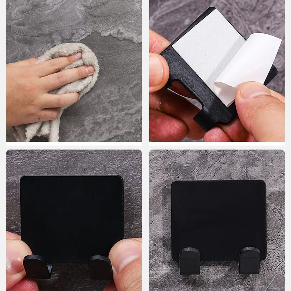 2/4pcs Adhesive Razor Holder