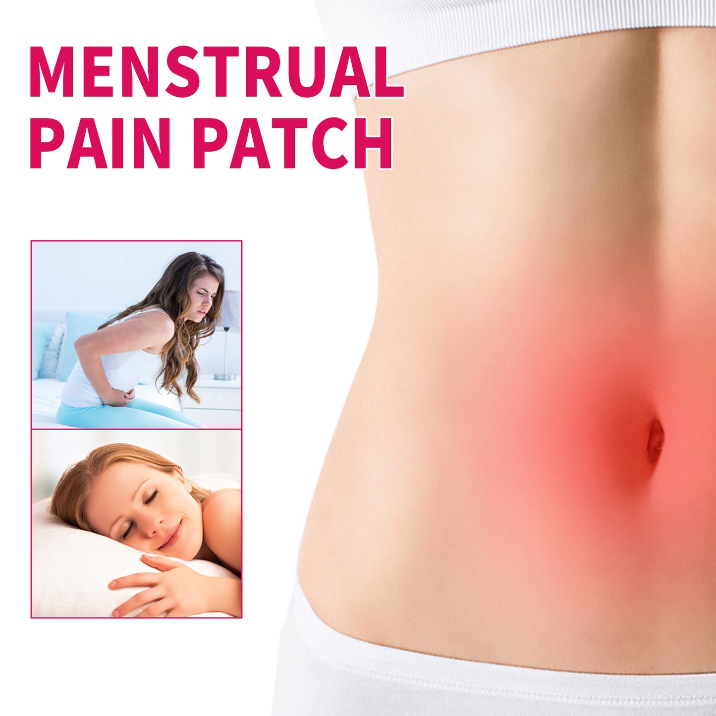 South Moon Menstrual Pain Patch Women's Physiological Period Body Care Patch Relieve Menstrual Pain Care Patch