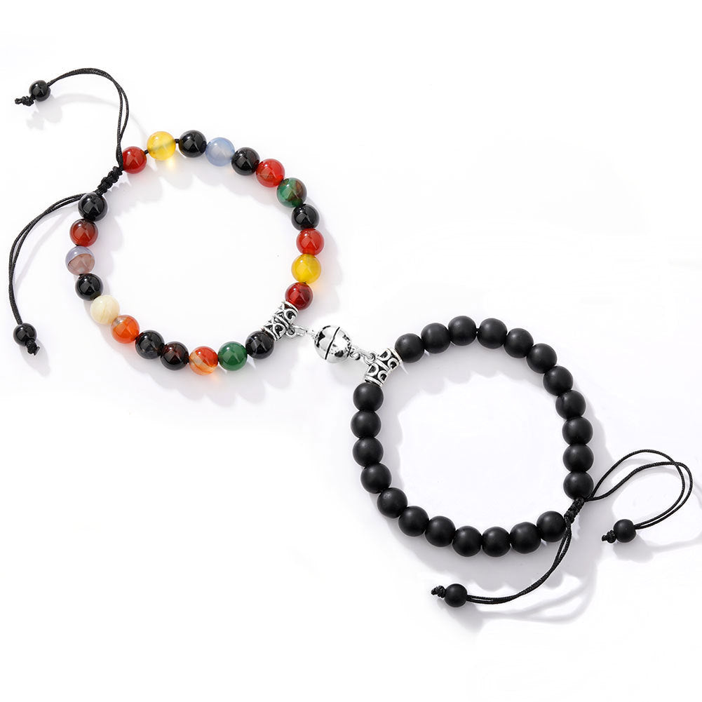 A Pair Of Magnetic Couple Bracelets Induce Vibration