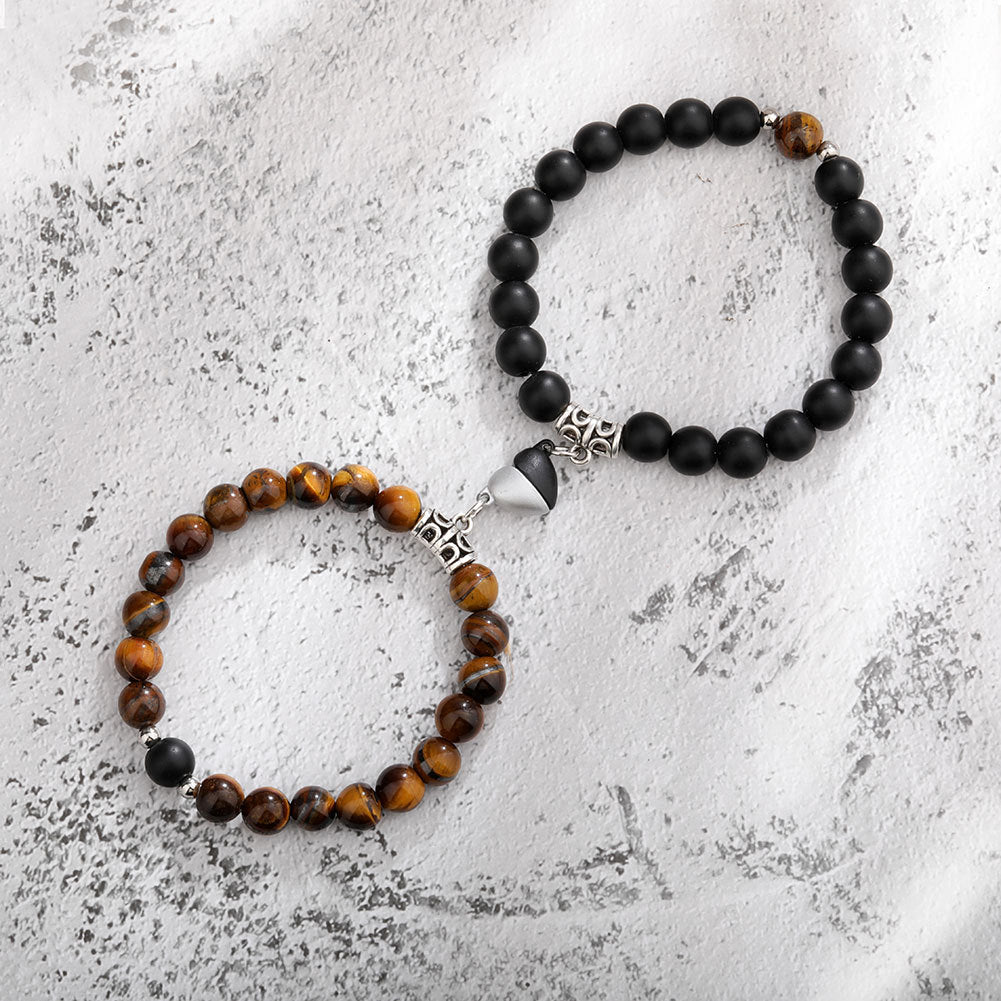 A Pair Of Magnetic Couple Bracelets Induce Vibration