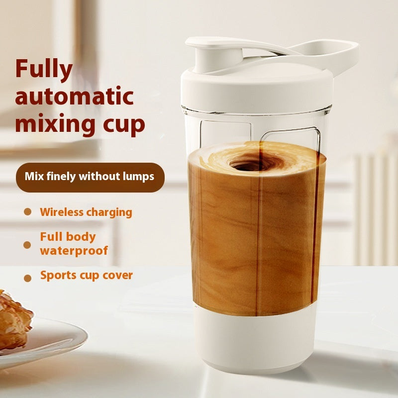 400ML 14oz Electric Protein Powder Mixing Cup Automatic Shaker Mixer Shake Bottle Milk Coffee Blender Kettle 1200mAh