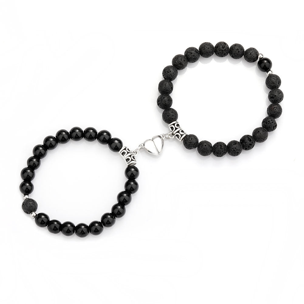 A Pair Of Magnetic Couple Bracelets Induce Vibration