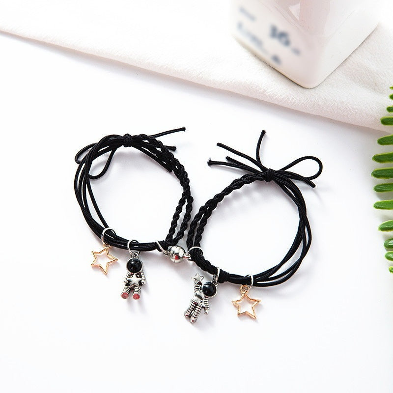 A Pair Of Magnetic Couple Bracelets Induce Vibration